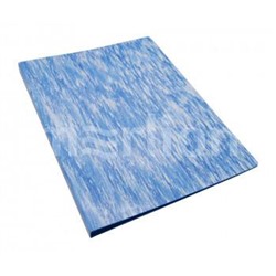 Папка с боковым зажимом пластиковая Melange MLPZ07CBLUE 0.7мм синяя (1211642) Бюрократ {Россия}
