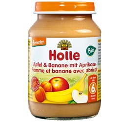 Holle (Хоулл) Apfel & Banane mit Aprikose 190 г