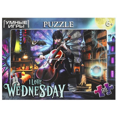 Puzzle  120 элементов "Wednesday" (ш/к30365, 368073, "Умные игры")