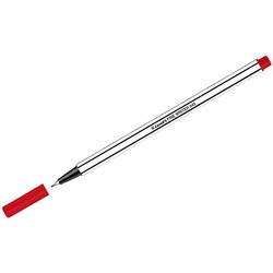 Ручка капиллярная Luxor "Fine Writer 045" (7123) красная, 0.8мм