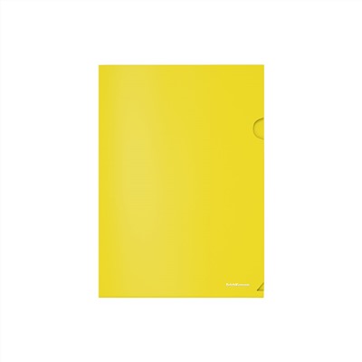 Папка-уголок ErichKrause "Glossy Neon" А4 0.18мм полупрозрачная, ассорти (50159)