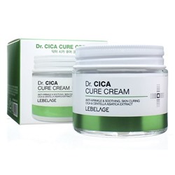 Lebelage Антивозрастной смягчающий крем с центеллой азиатской / Dr. Cica Cure Cream, 70 мл
