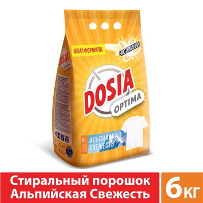 Стиральный порошок Dosia Optima «Альпийская свежесть», автомат, 6 кг