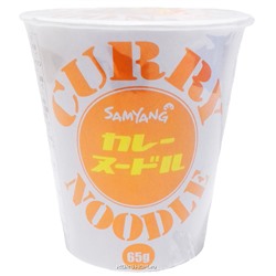 Лапша б\п с карри Curry Noodle Samyang, Корея, 65 г