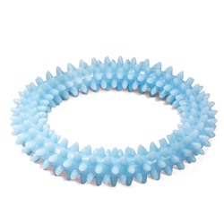 Игрушка Triol PUPPY для щенков из термопластичной резины "Кольцо", 10.5 см, голубое