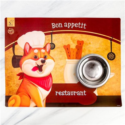 Коврик под миску Bon appetit 43х56 см