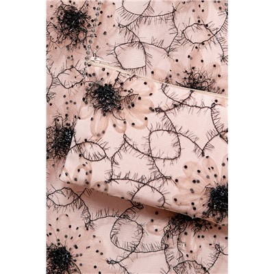 Платье с сумочкой, арт.22313, цвет розовая пудра