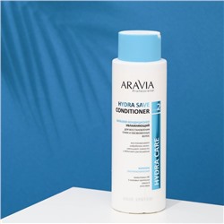 Бальзам-кондиционер Aravia Professional, увлажняющий, для восстановления сухих, обезвоженных волос, 400 мл