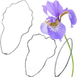 Каттер цветочный набор Ириса лепестки М, ct-41