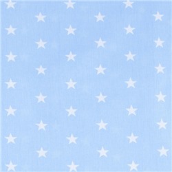 Ткань на отрез бязь плательная 150 см 1700/3 цвет голубой