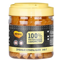 Лакомство Мнямс для собак, крученые зубные палочки с фруктами, 340 г