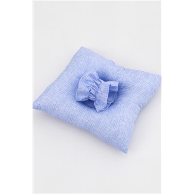 Подушка для кормления ребенка на манжете ПКР/голубой