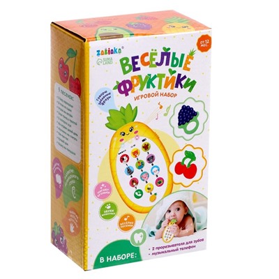 Игровой набор «Весёлые фруктики», звук, свет