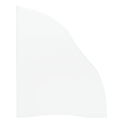 Лоток вертикальный для бумаг СТАММ "Дельта" белый (ЛТВ-30447) ширина 85мм