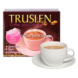 Кофейный напиток с протеинами и коллагеном Truslen Coffee Plus Collagen, Таиланд, 160 г (10 шт. х 16 г) Акция