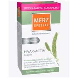 Merz Spezial Dragees Haar-activ 132 St,  Мерц таблетки-драже для роста волос, 132 шт