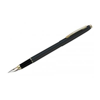 Ручка перьевая "Sterling" синяя, 0,8мм, корпус черный/золото 8211 Luxor {Индия}