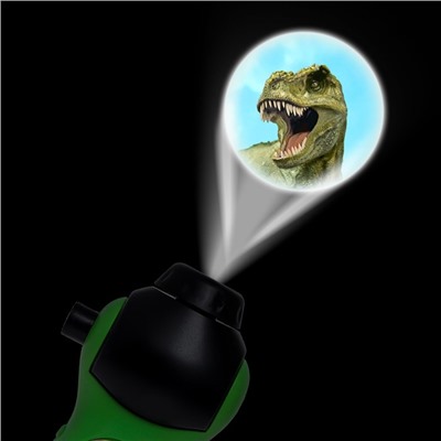 Проектор «В мире динозавров», цвет зелёный