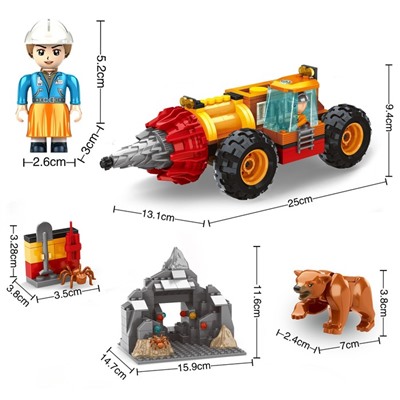 Конструктор Кладоискатели «Буровой вездеход», 325 деталей
