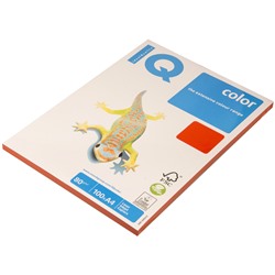 Бумага "IQ Color intensive" А4, 80г/м, 100л. (CO44) кораллово-красная