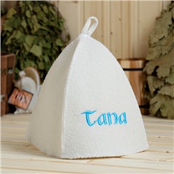 Шапка для бани с вышивкой "Tana"