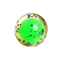 Мяч каучук «Звёзды» световой, цвета МИКС