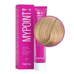 TEFIA Mypoint 10.37 Перманентная крем-краска для волос / Экстра светлый блондин золотисто-фиолетовый, 60 мл