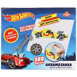 Набор для творчества "Aquabeads. Hot Wheels" 300 бусин (AQUABEADS300-HW2, 316023, "Мульти Арт") в коробке