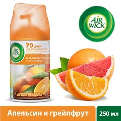 Освежитель воздуха Airwick Pure Freshmatic «Апельсин и грейпфрут», сменный баллон, 250 мл