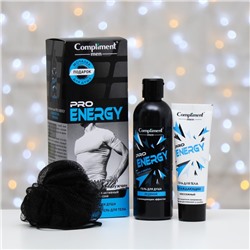 Набор Compliment Men Pro Energy: охлаждающий гель для тела, 80 мл + ледяной гель для душа, 250 мл