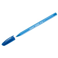 Ручка шар. Luxor "InkGlide 100 Icy" (16702) синяя, 0.7мм, трехгранный корпус, синий