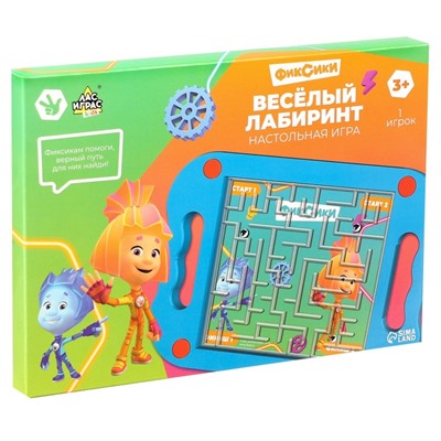 Настольная игра "Весёлый лабиринт", Фиксики