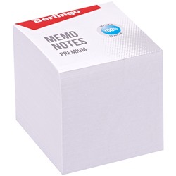 Блок для записей Berlingo "Premium" 9*9*9см белый (ZP8600)