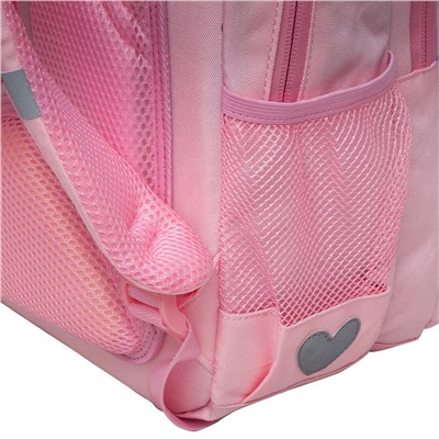 Рюкзак GRIZZLY "Зайчик" (RG-360-3) 40*27*20см, цвет розовый, анатомическая спинка