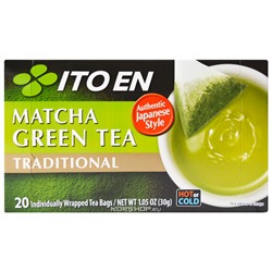 Чай зеленый традиционный с Матча Itoen (пирамидки), Япония, 30 г (20 шт.) Акция