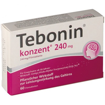 Tebonin (Тебонин) konzent 240 mg 60 шт