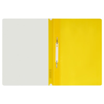 Скоросшиватель пластиковый с перфорацией А4 СТАММ желтый (ММ-30725) 120мкм