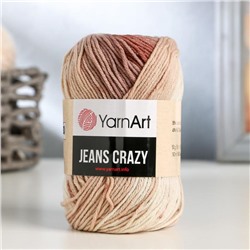 Пряжа "Jeans crazy" 55% хлопок, 45% акрил 160м/50гр (8201  принт)