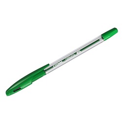 Ручка шар. СТАММ "Орбита 150" (РШ-31672) зеленая 0.7мм, на масляной основе, прозрачный корпус