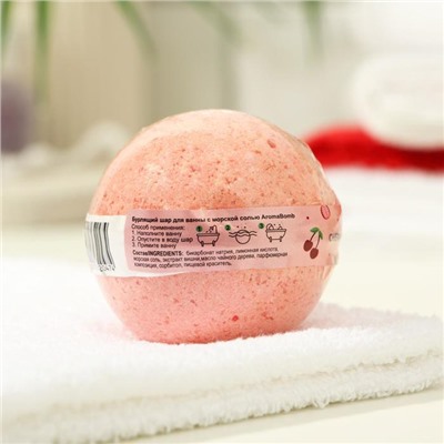 Бомбочка для ванн Aroma Soap Cherry, 160 г