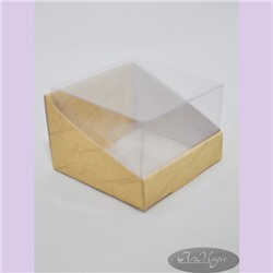 Коробка с пластиковым верхом NATURAL COSMETICS  7,5*7,5*5 см