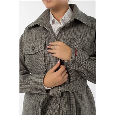 01-10632 Пальто женское демисезонное (пояс)