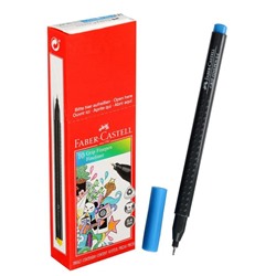 Ручка капиллярная Faber-Castell GRIP, линер 0.4 мм, светло-синяя