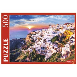 Puzzle  500 элементов "Греция. Санторини на закате" (ГИП500-0612)