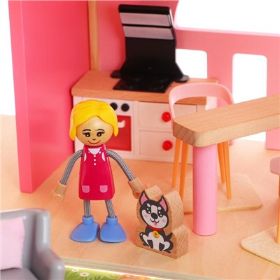 Кукольный дом с мебелью «Сказка» 54×8×55,9 см
