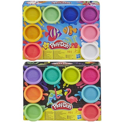 Игровой набор для лепки Play-Doh, 8 цветов, МИКС