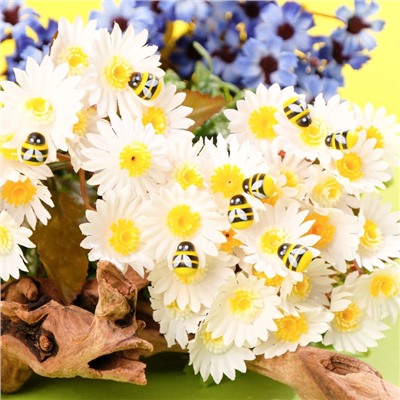 Декор флористический «Пчёлы», 19 х 14 мм, 10 шт