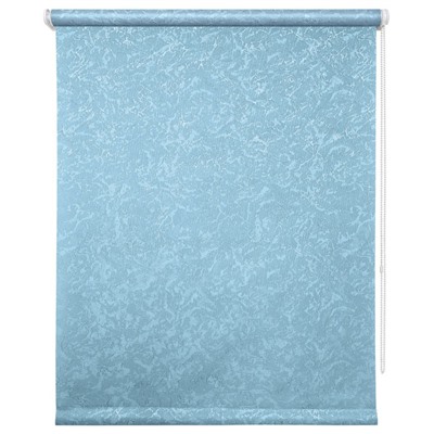 Рулонная штора «Фрост», 40х175 см, цвет голубой