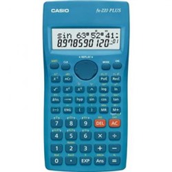 Калькулятор научный 10+2 разряда FX-220PLUS-2 181 функция 10х71х134 мм голубой CASIO {Китай}