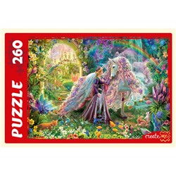 Puzzle  260 элементов "Принцесса и единороги" (П260-6314)
